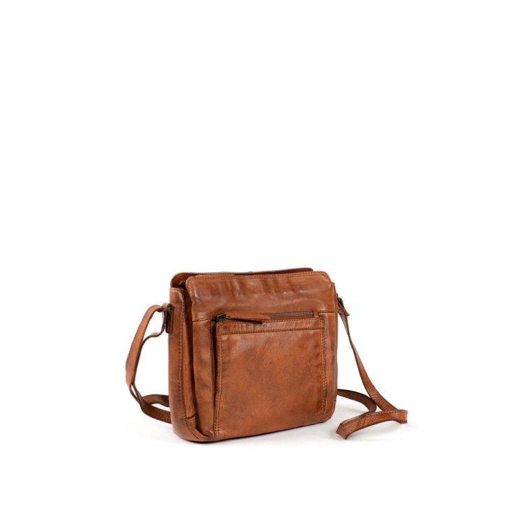 Gianni Conti Umhängetasche cognac